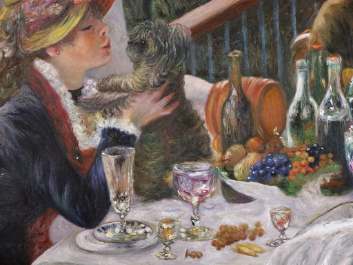 Renoir - Luncheon of the Boating Party (Detail)