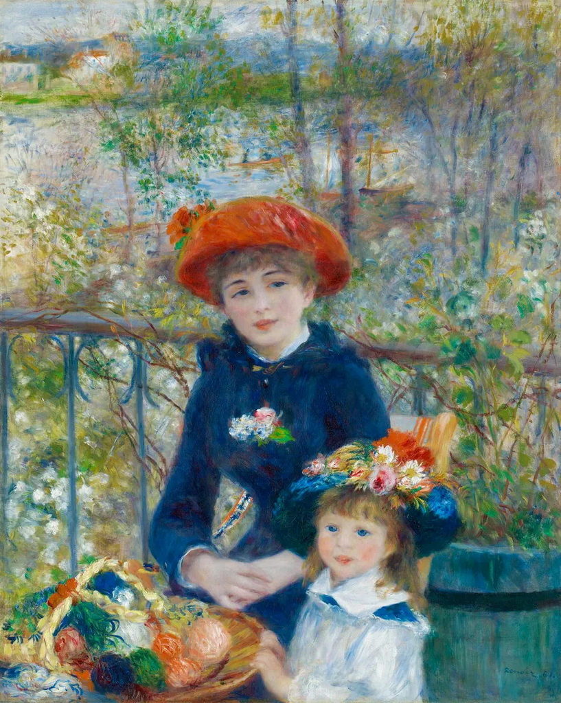 On the Terrace by Renoir