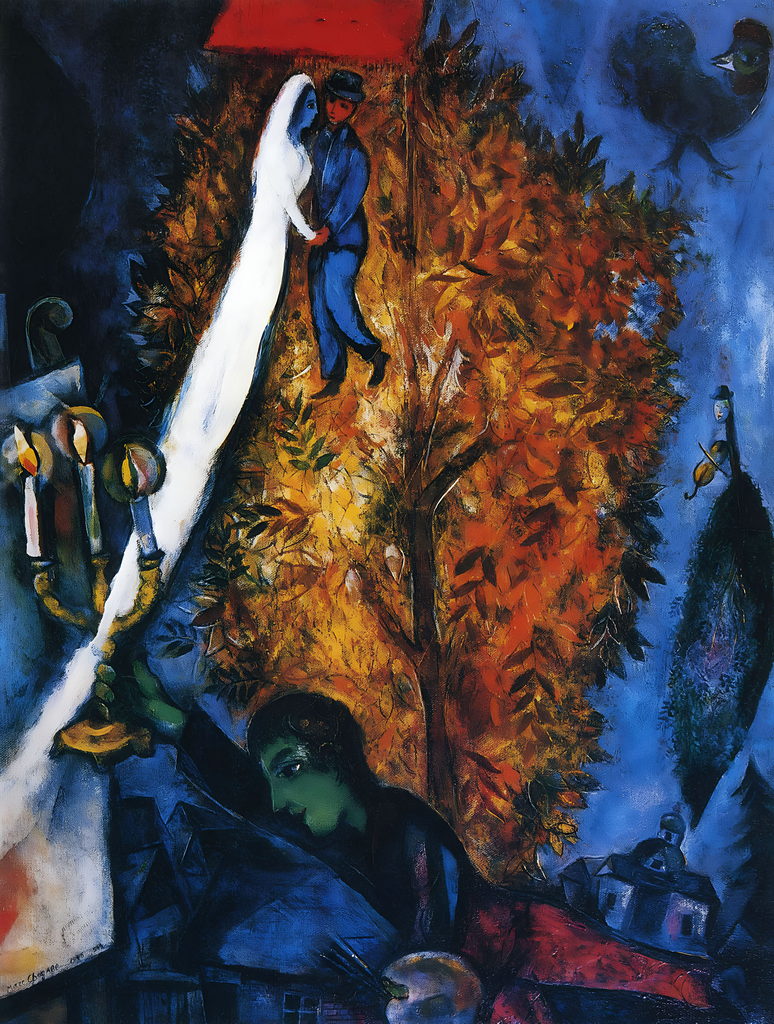 Dreamlike painting by Marc Chagall