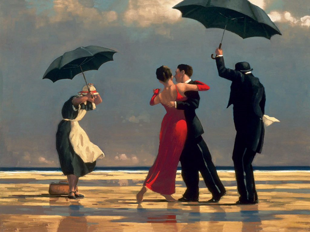 Romantic atmosphere by Jack Vettriano
