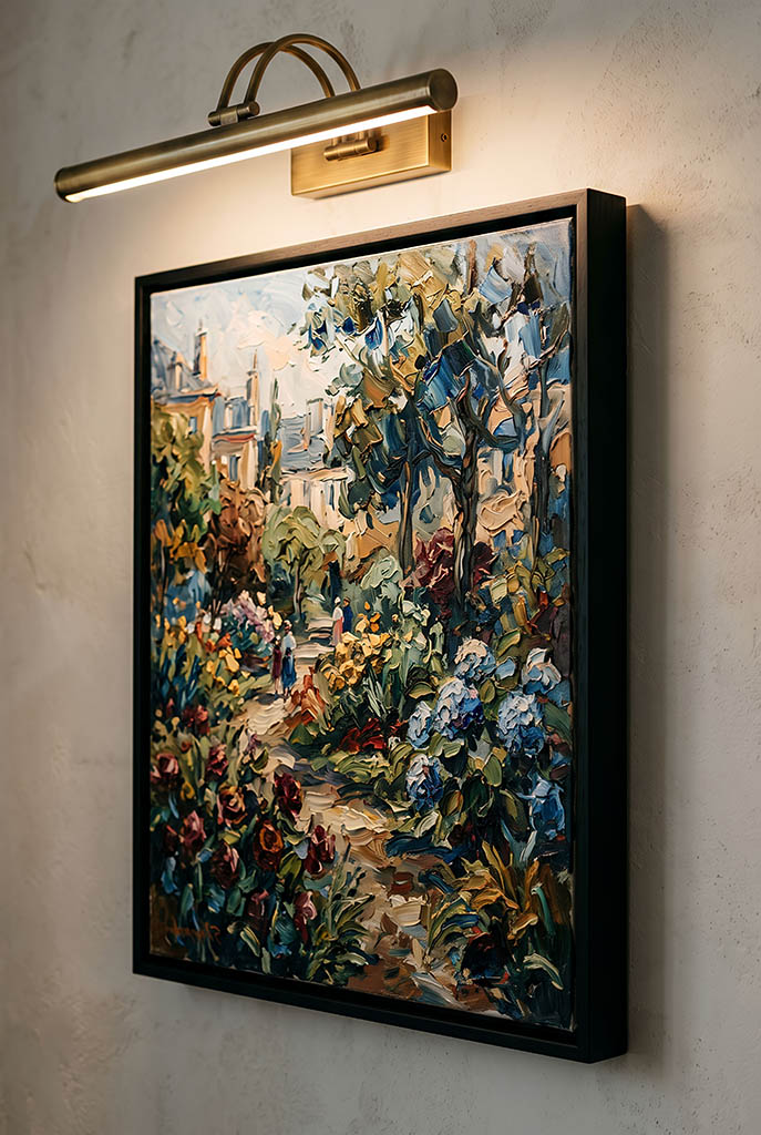 Lighting and Framing Illustration: Hydrangea Alley