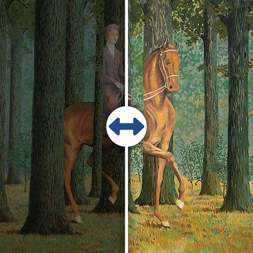 The Blank Signature (Magritte) 110x150cm